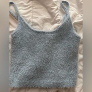 kendall & kylie fur top